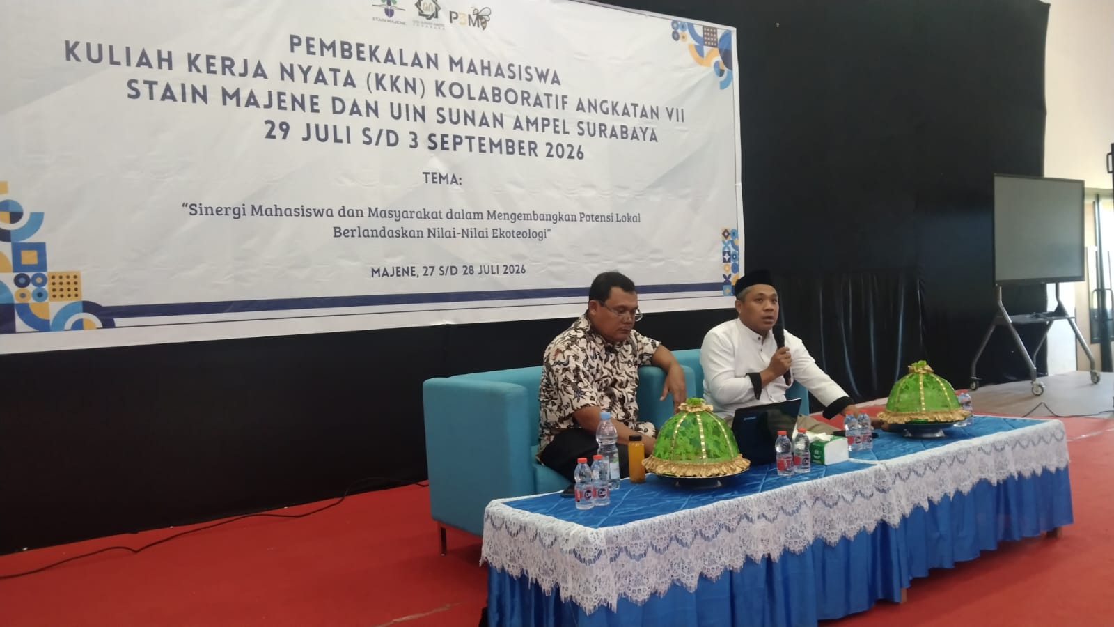 P3M STAIN Majene dan Pusat PkM/KKN UIN Sunan Ampel Surabaya Menyelenggarakan Pembukaan dan Pembekalan Kuliah Kerja Nyata (KKN) Kolaboratif Berbasis ABCD